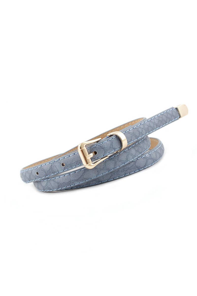 PATTERNED DANDY SLIM BELT_CWABE0077