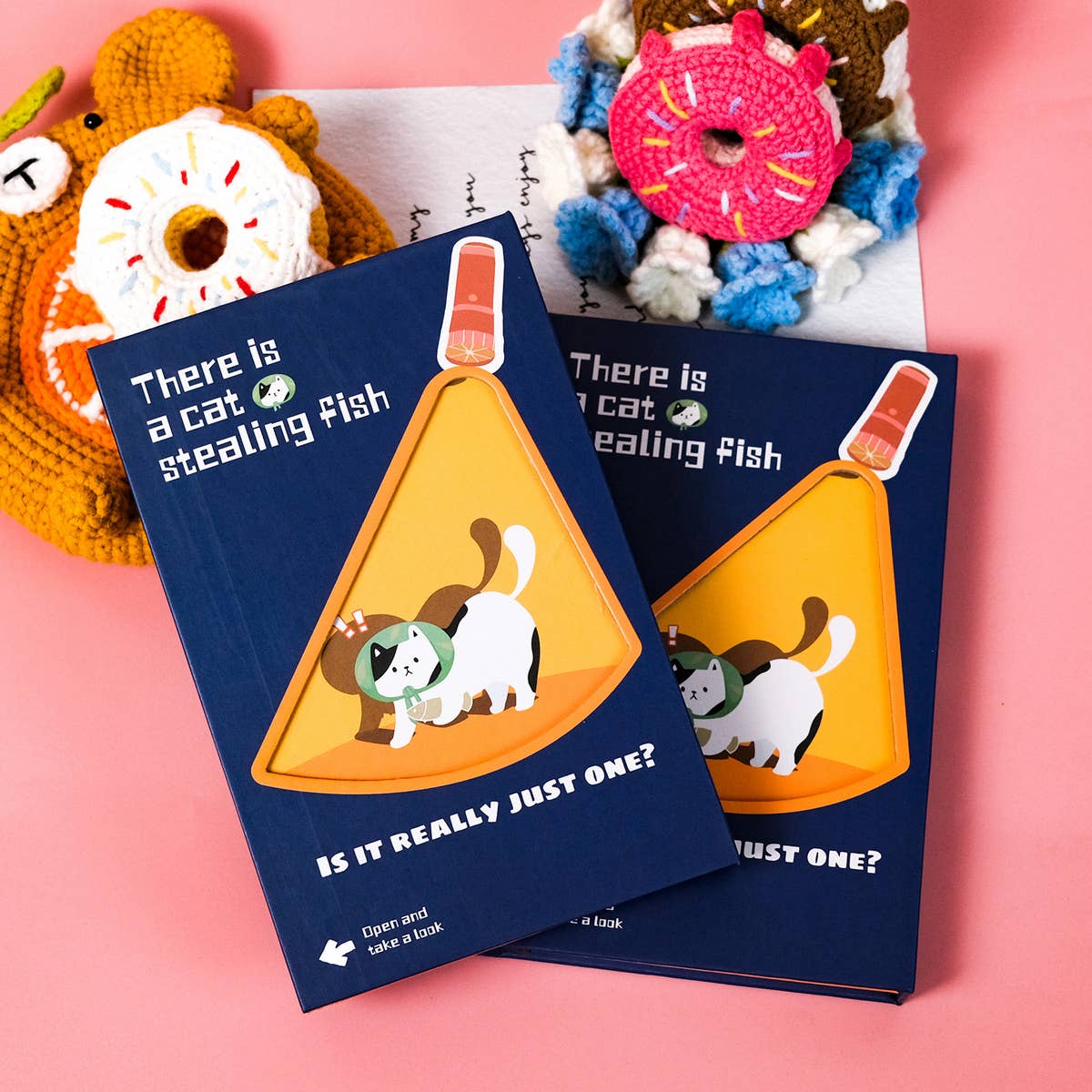 CUTE CARTOON KITTEN COVER HARD COVER NOTEBOOK