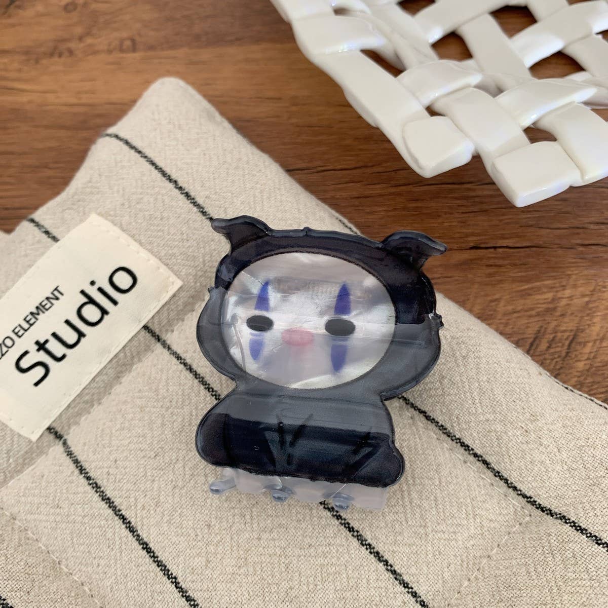 CWAHA07712_HALLOWEEN PUMPKIN BAT CLAW HAIR CLIP