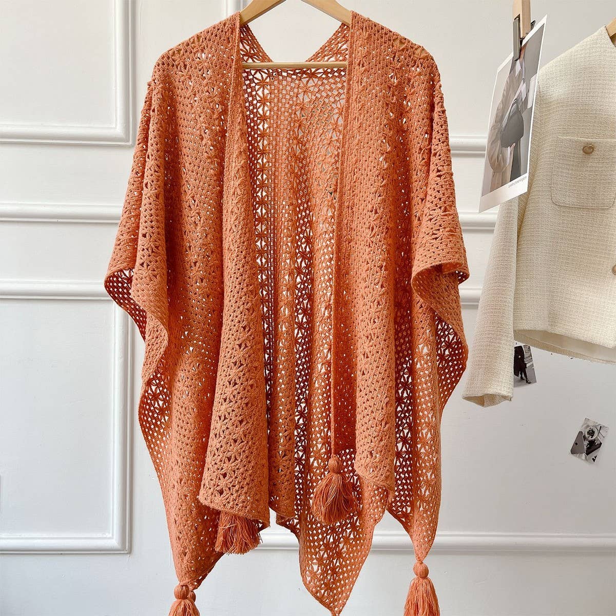 CWASC03125_AUTUMN SOLID COLOR SHAWL CAPE FOR WOMEN