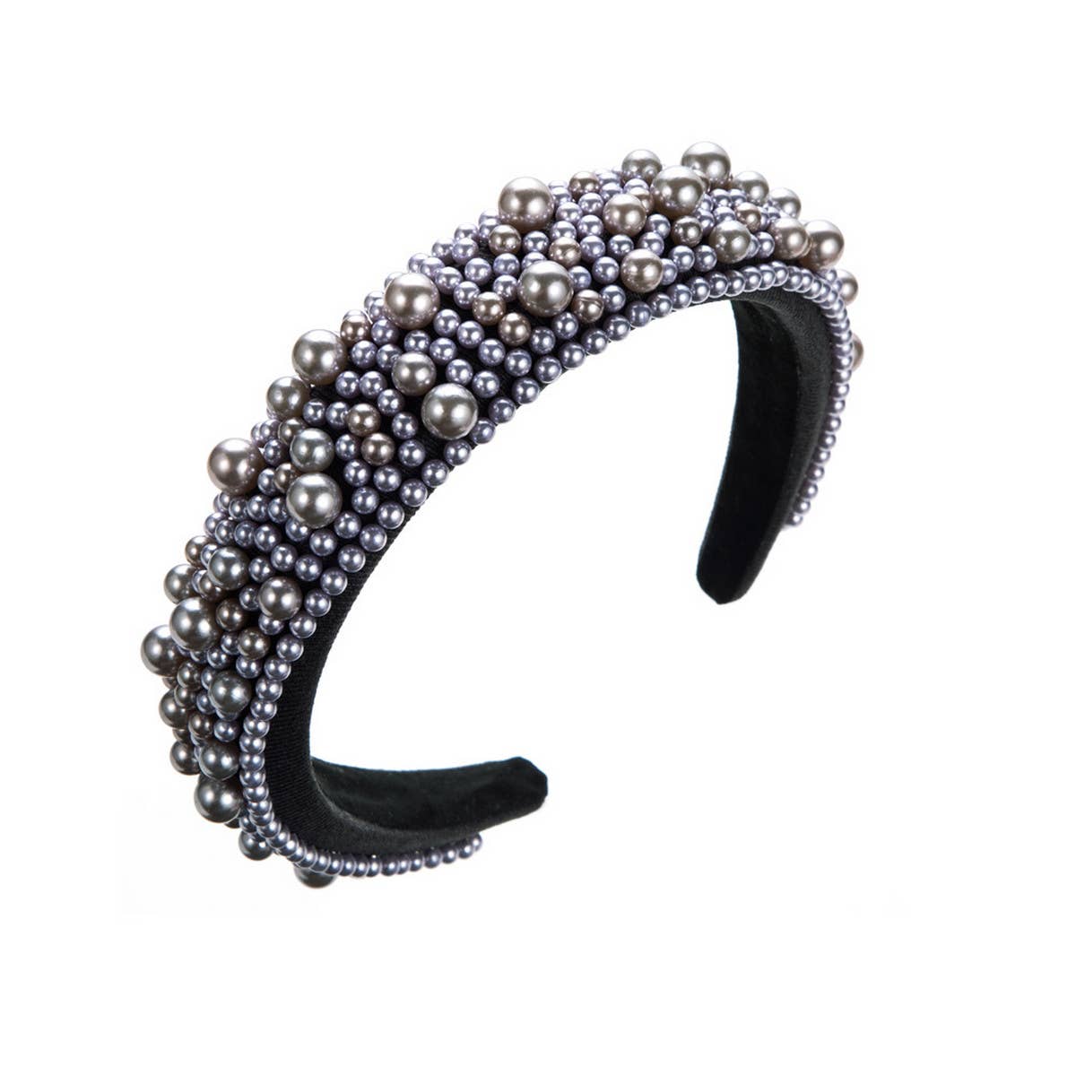 WOMEN VERSATILE SPONGE PEARL HEADBAND_CWAHA0823