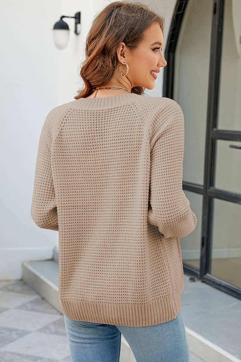 CWOCAL352  Casual Zip-Up Long Sleeve Cardigan