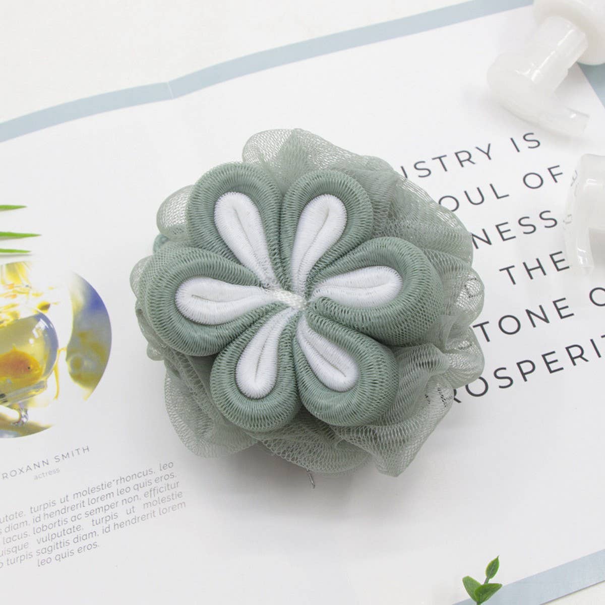 CWMM8753_SOFT AND DURABLE BATHING ARTIFACT BATH FLOWER BALL