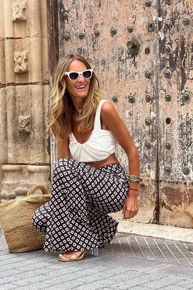 CWBLP2043_SUMMER ALL-MATCH SLIM STRAIGHT BOOTCUT PANTS