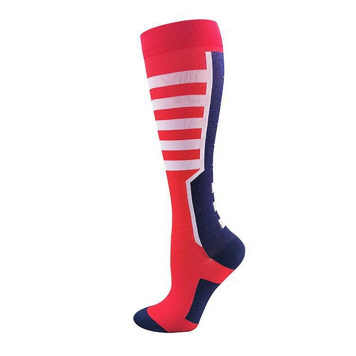 WOMEN'S SPORTS LONG ELASTIC COMPRESSION SOCKS