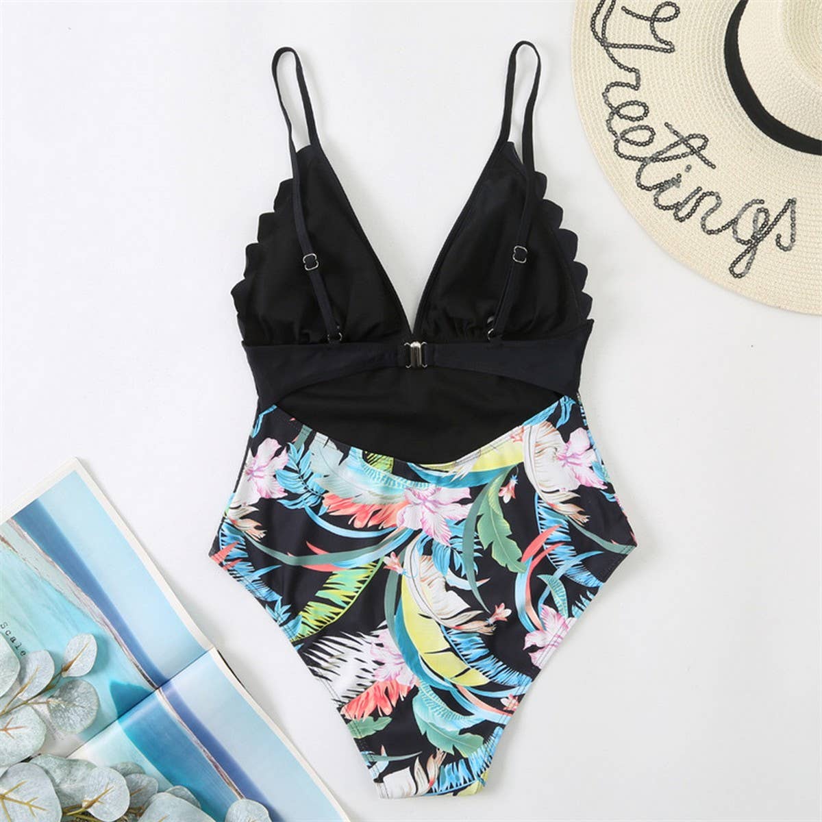 WOMEN'S BIKINI TUMMY CONTROL ONE PIECE SWIMSUIT