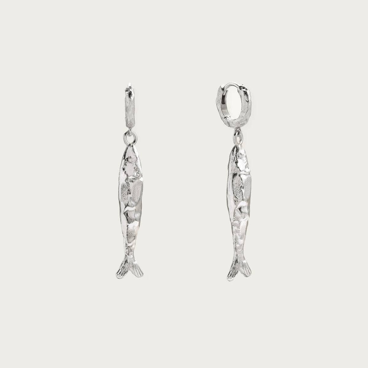 Stainless Steel Fashion Retro Fish Earrings_CWAJE5124