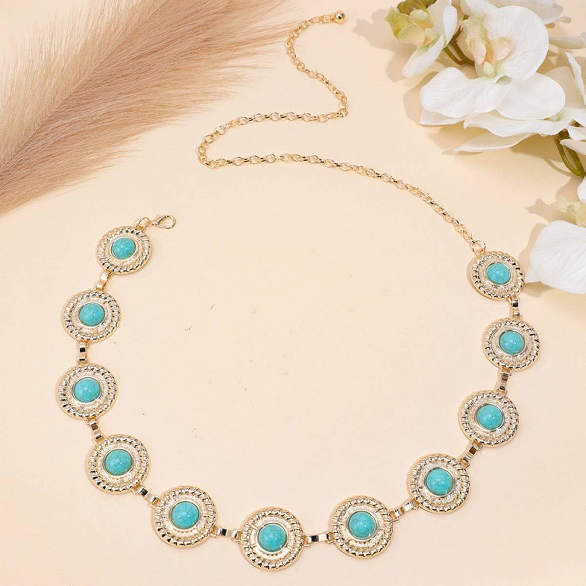 VINTAGE WOMEN'S FASHION WAIST CHAIN_CWABE0621