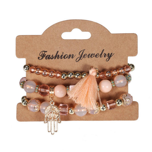 WOMEN'S TASSEL HANDMADE BEADED BRACELET