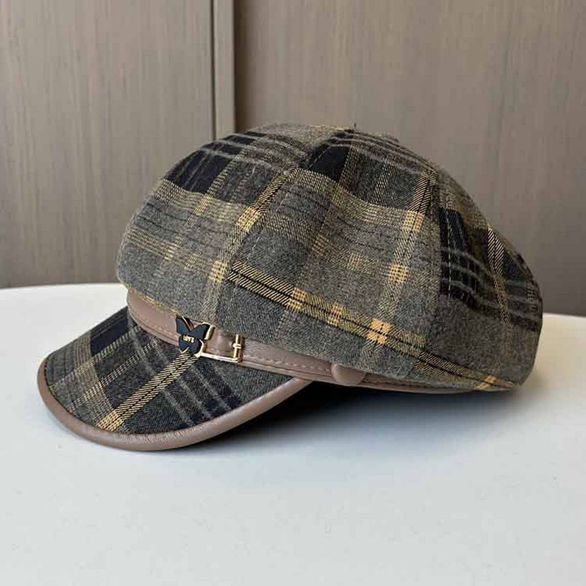 VINTAGE PAINTER NEWSBOY BERET_CWAB2912