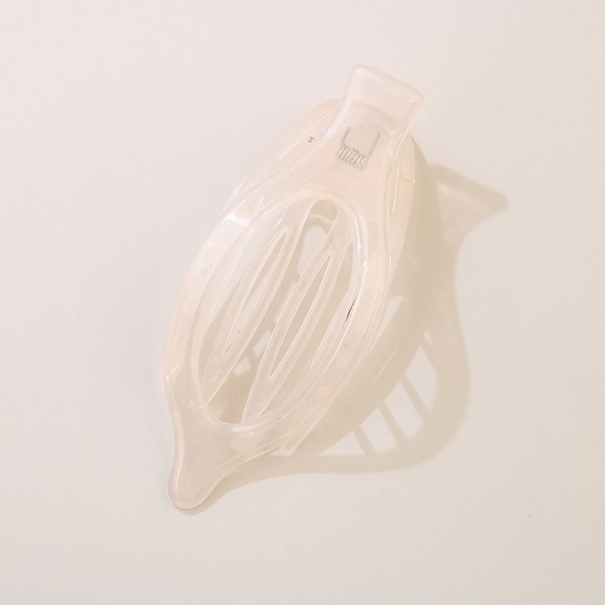 Leaf Oval Hair Clip ??Minimalist Claw Barrette_CWAHA6511