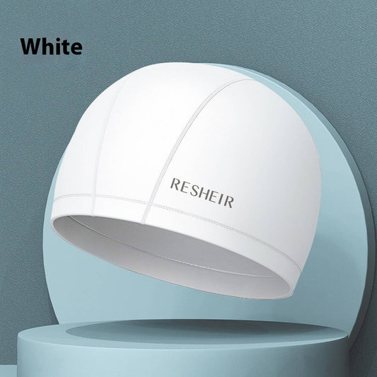 Unisex Silicone Swim Cap for Long Hair & Ears