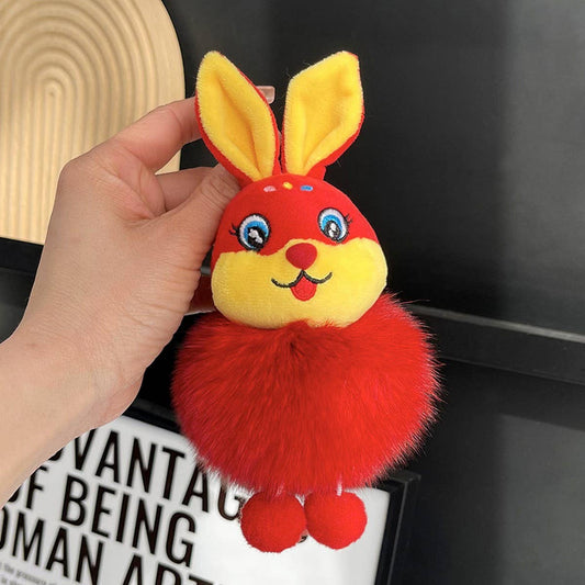 CUTE BUNNY CAR KEYCHAIN BAG PENDANT ACCESSORIES