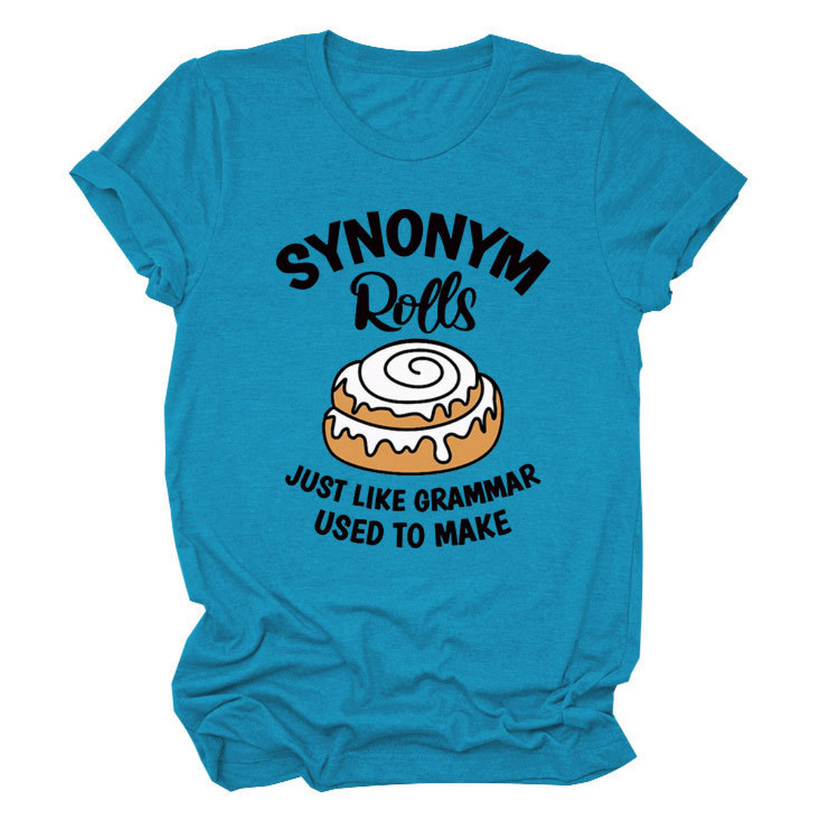 Loose Fit Women¡¯s T-Shirt with Cute Graphic