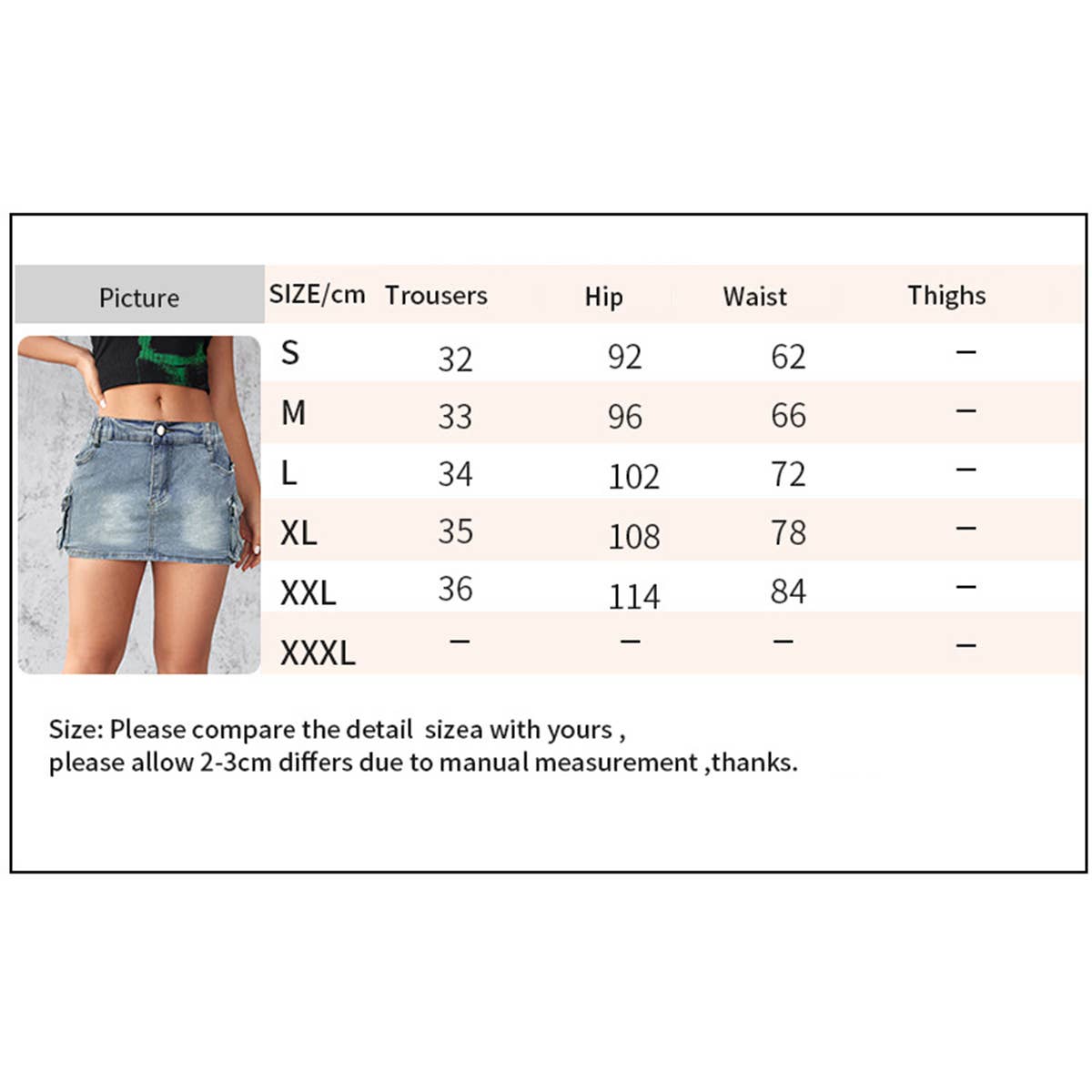 Vintage washed high waist denim mini skirt