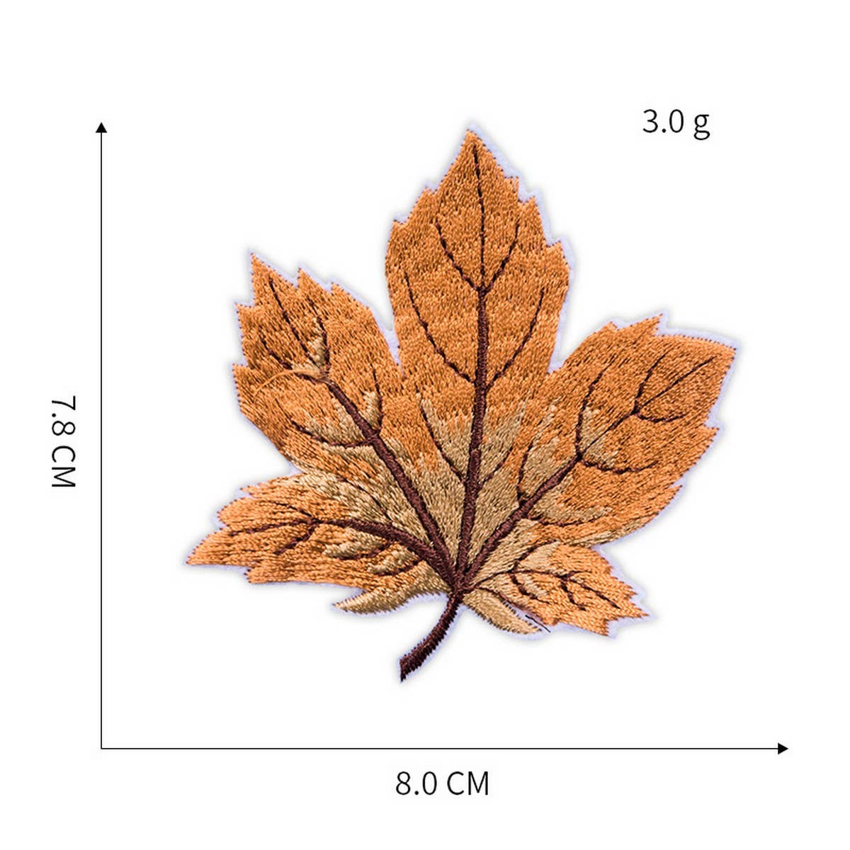 NEW MAPLE LEAF EMBROIDERY CHILDREN'S CLOTH PATCH