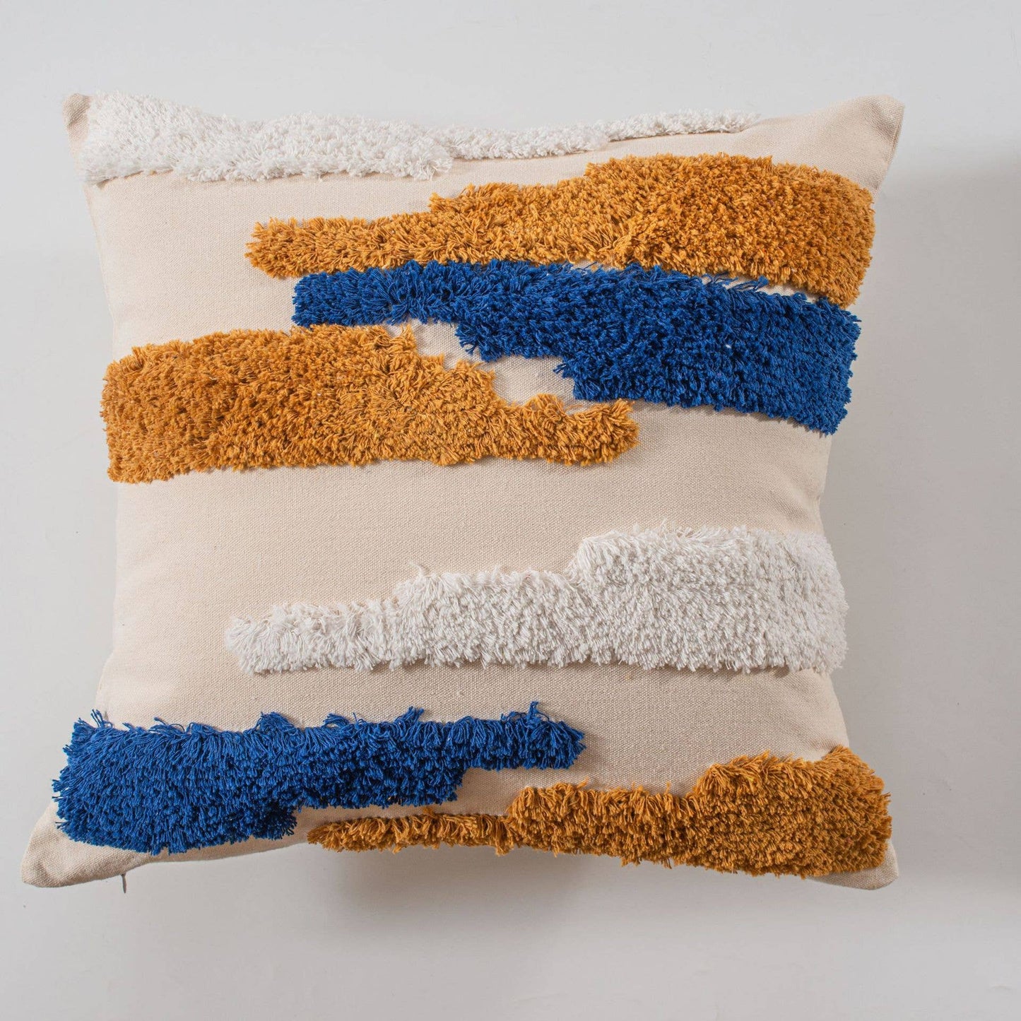 MULTI FLEECE PATTERNED COZY PILLOW COVER