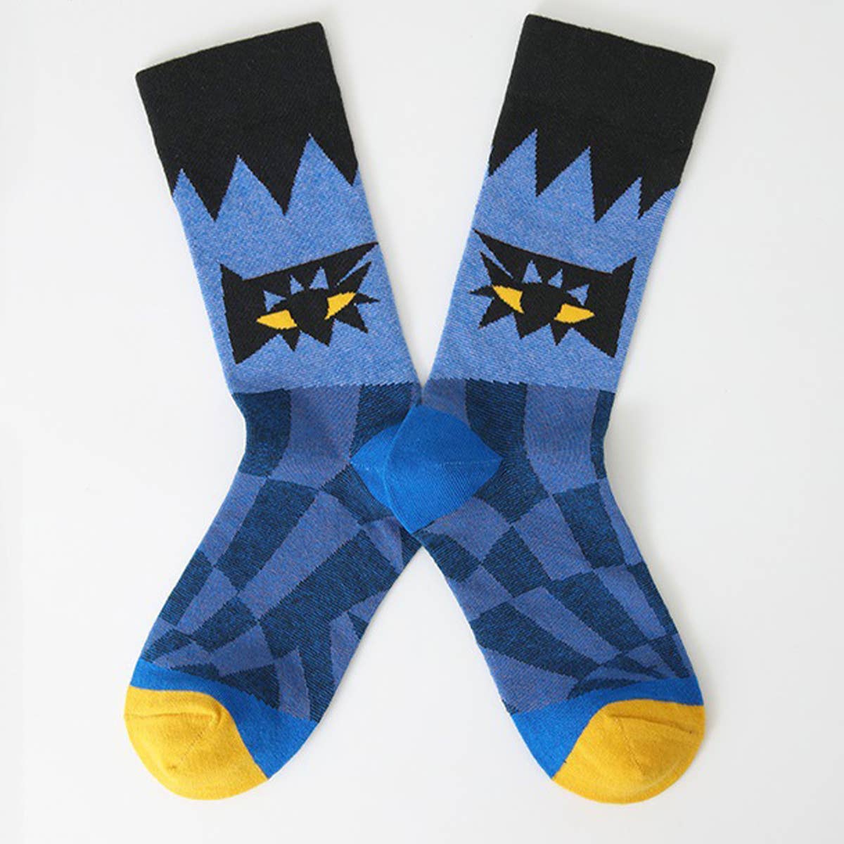 FUN SOCKS COLORFUL  PATTERNED ART SOCKS