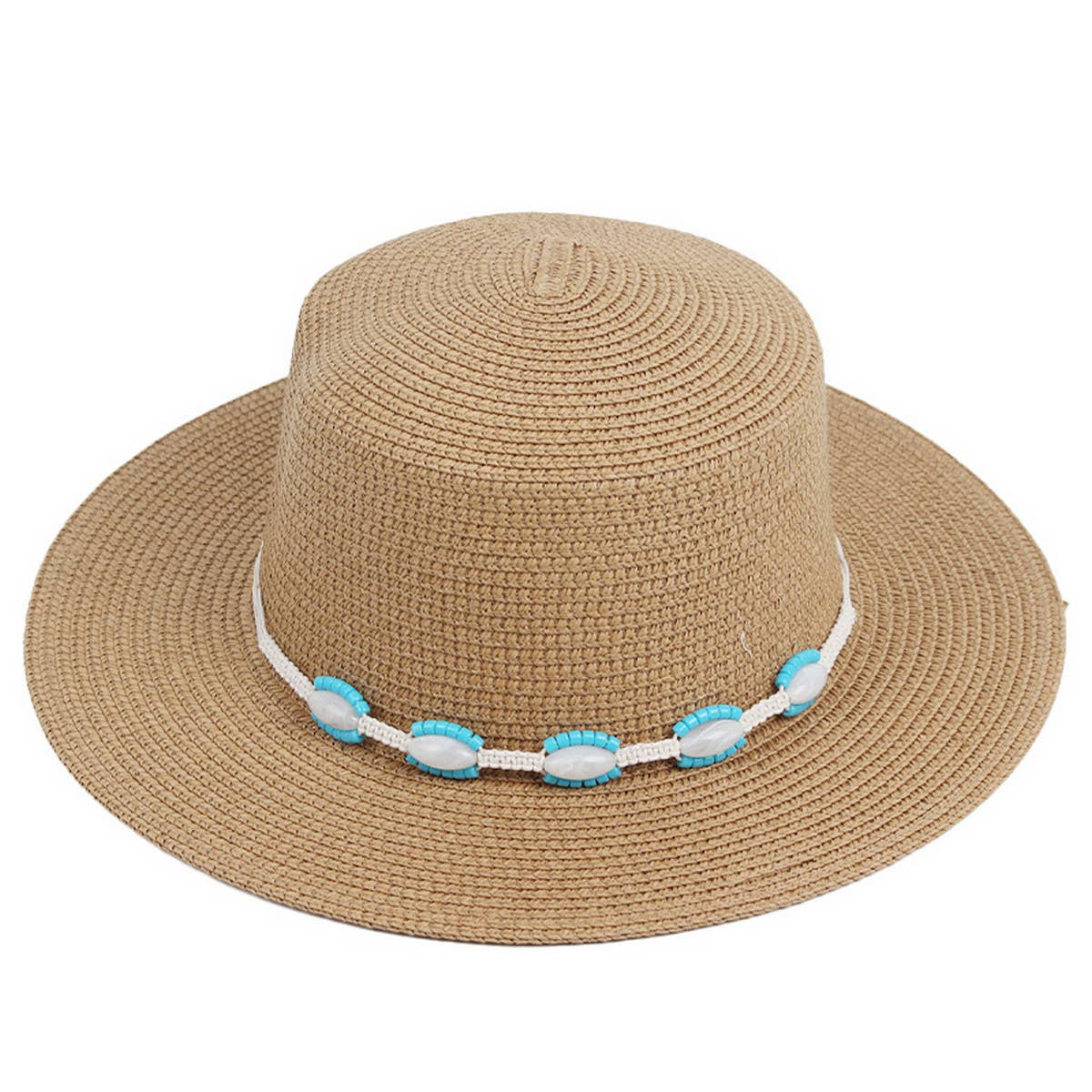 SUN PROTECTION BEACH VACATION STRAW HAT_CWAH1202