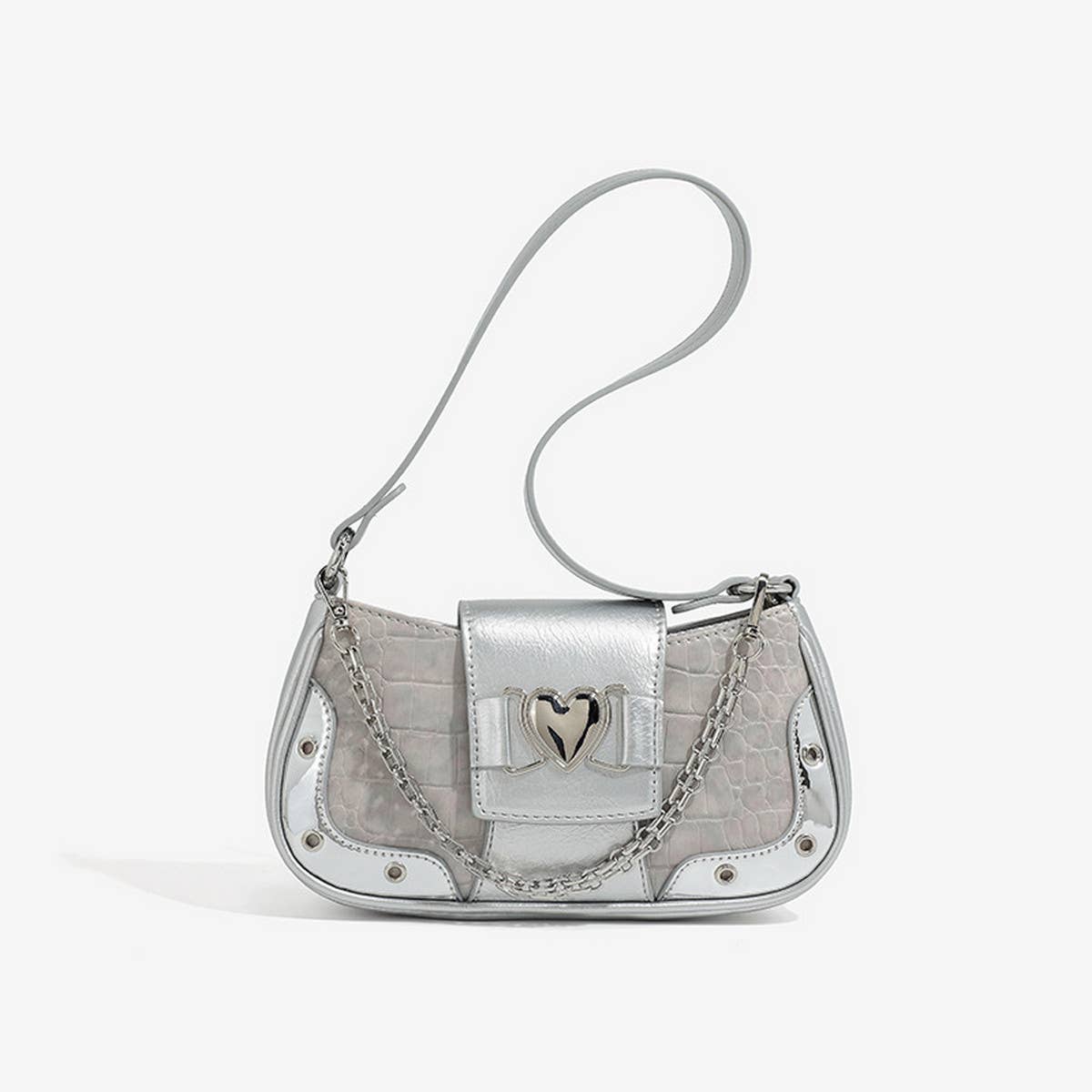 GYM STYLE RIVET SHOULDER BAG_CWAB2987