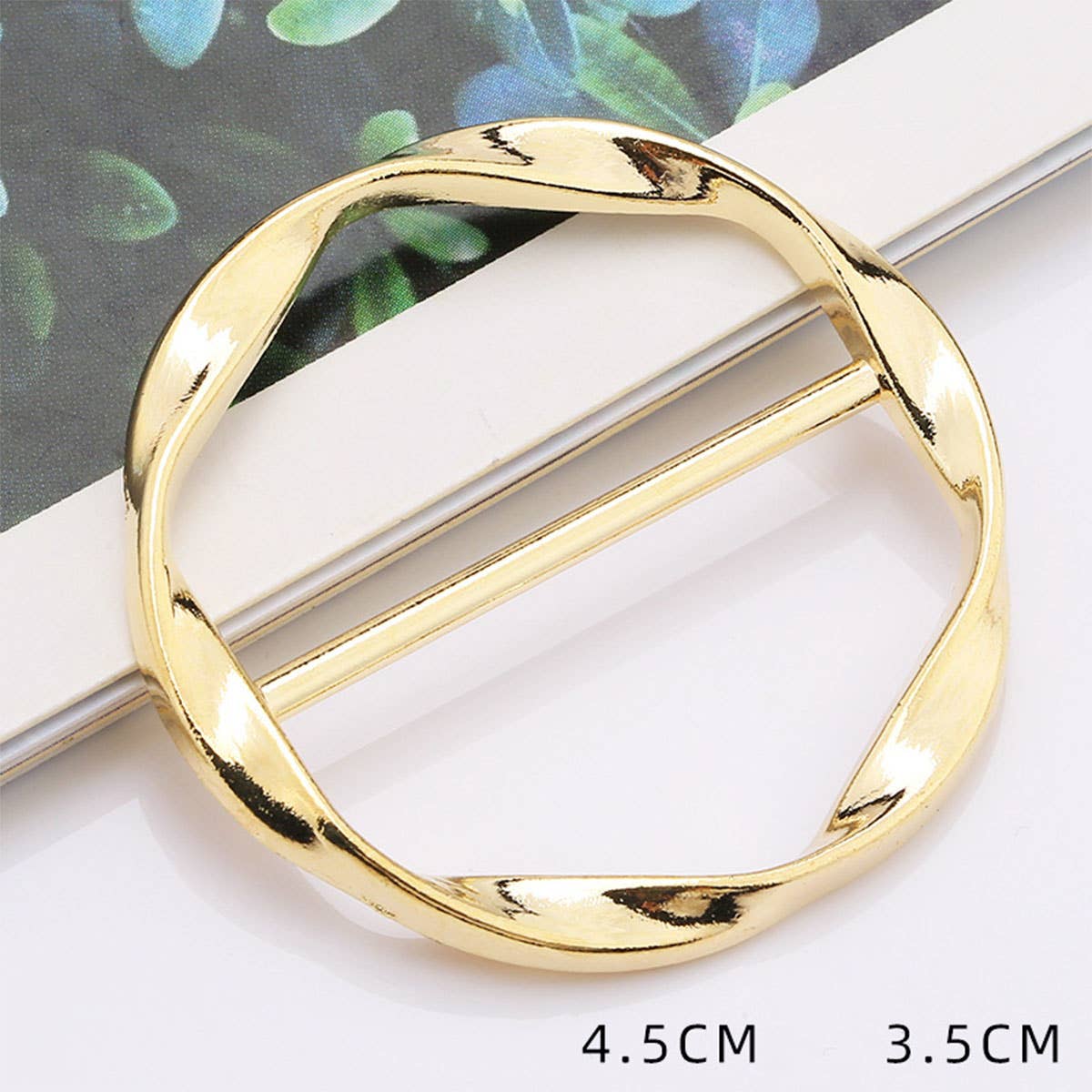 METAL RING SIMPLE SCARF RING WITH NO UPKEEP