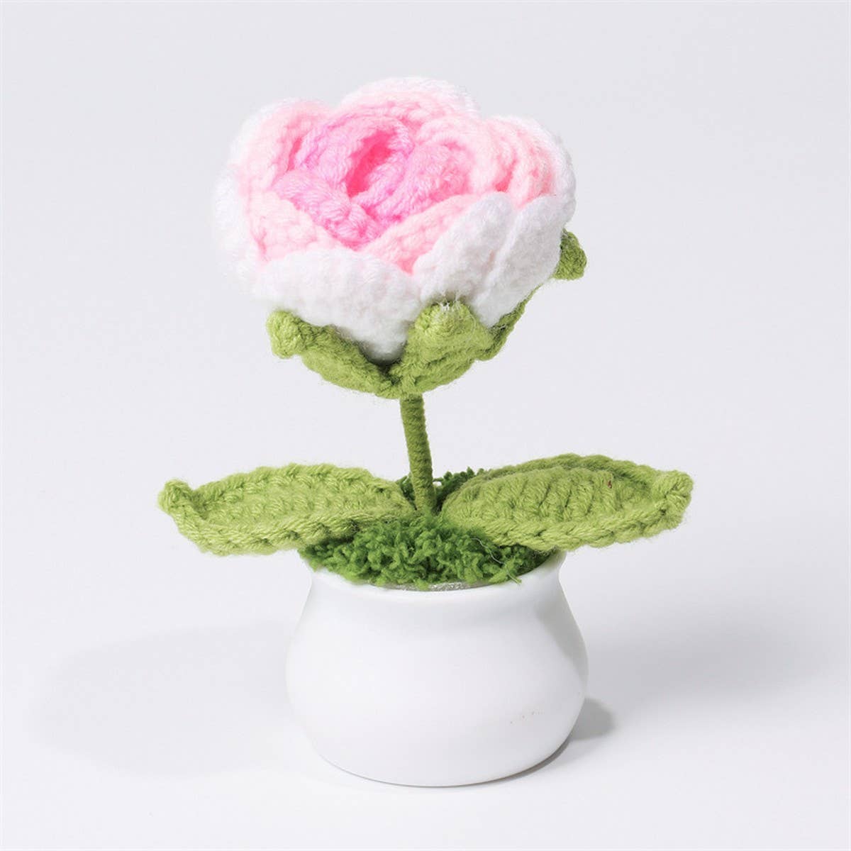 CWMM9270_HAND-WOVEN BOUQUET POTTED PLANT ORNAMENTS