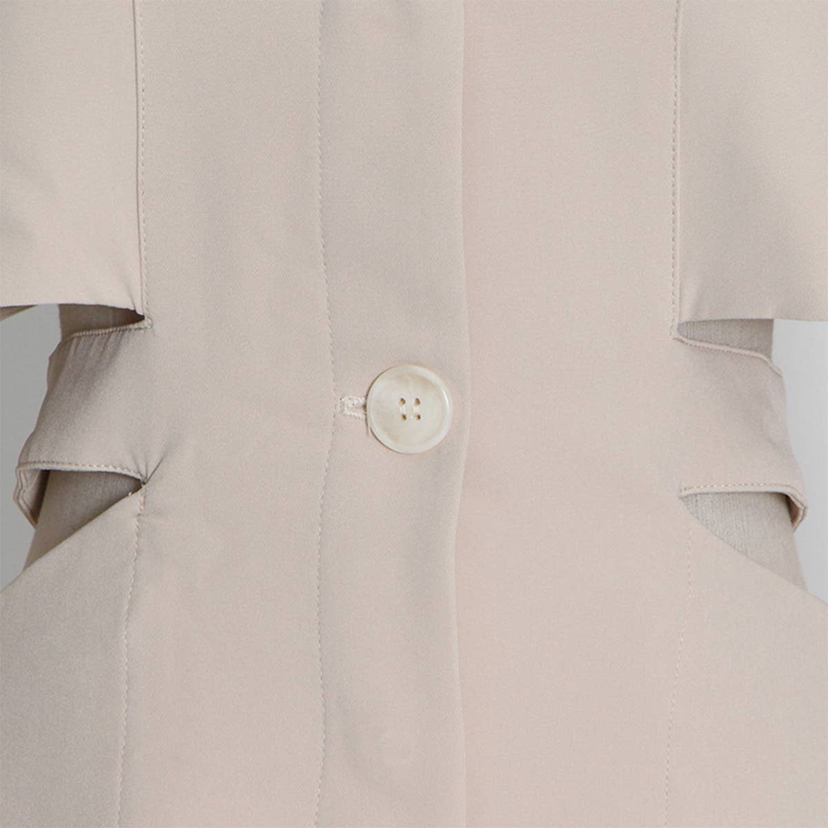 Fashionable Hollow Waist Blazer for Women