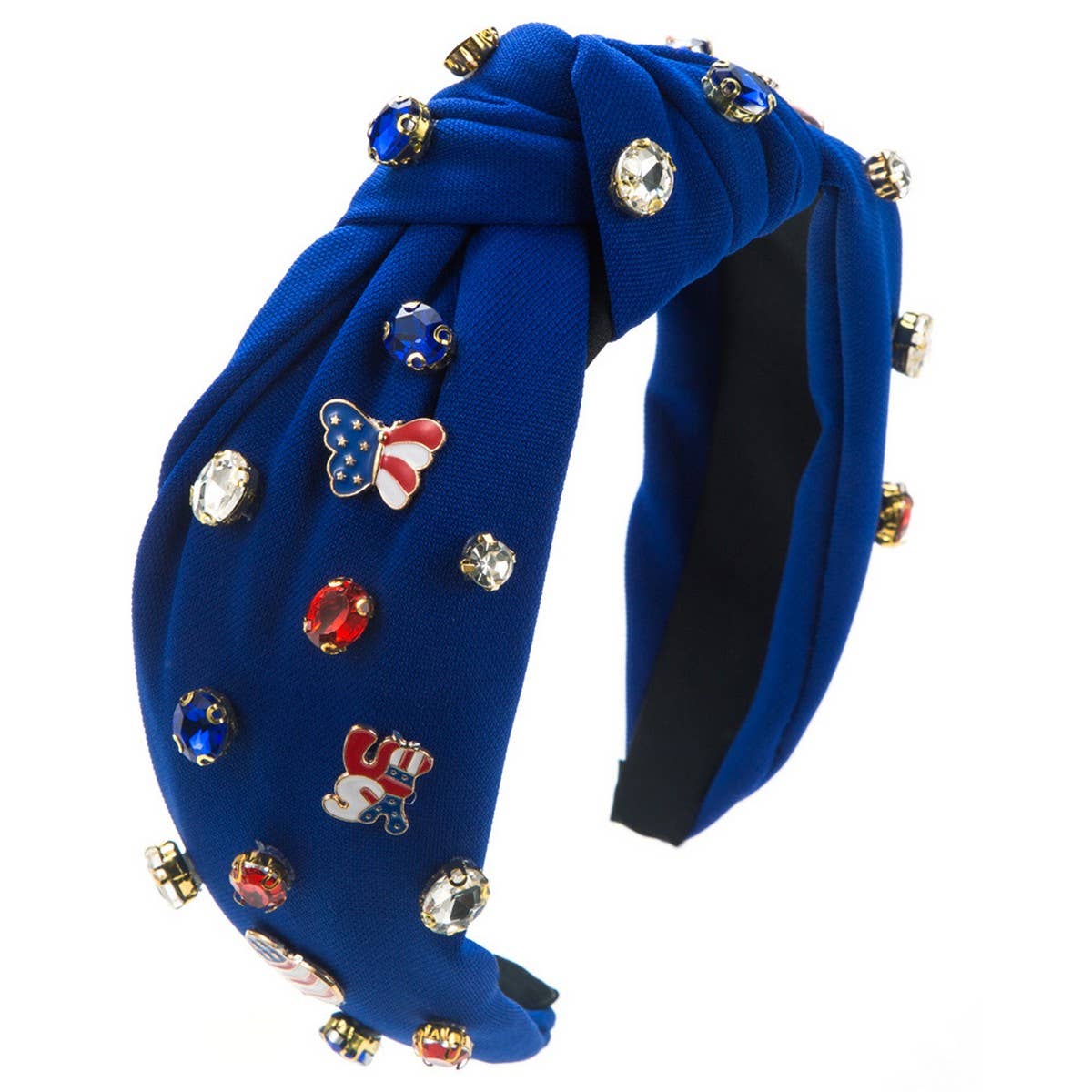 INDEPENDENCE DAY FLAG DIAMOND HEADBAND_CWAHA1261