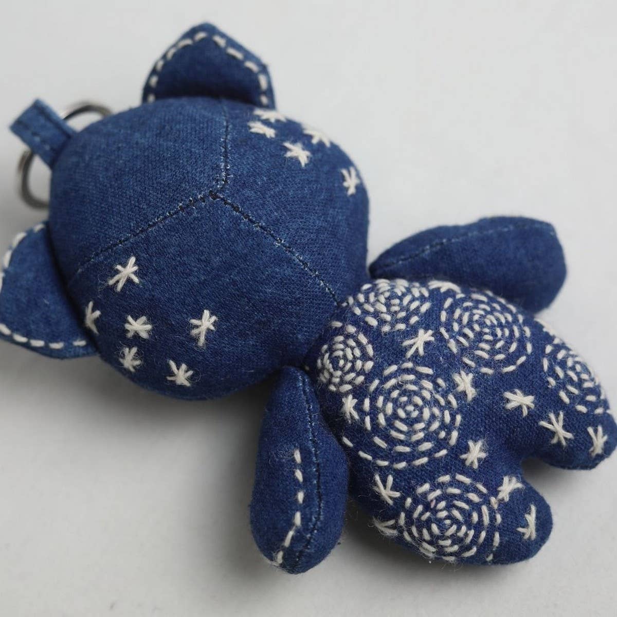 Starry Bear Hand-Embroidered Animal Doll Pendant_CWMM5999