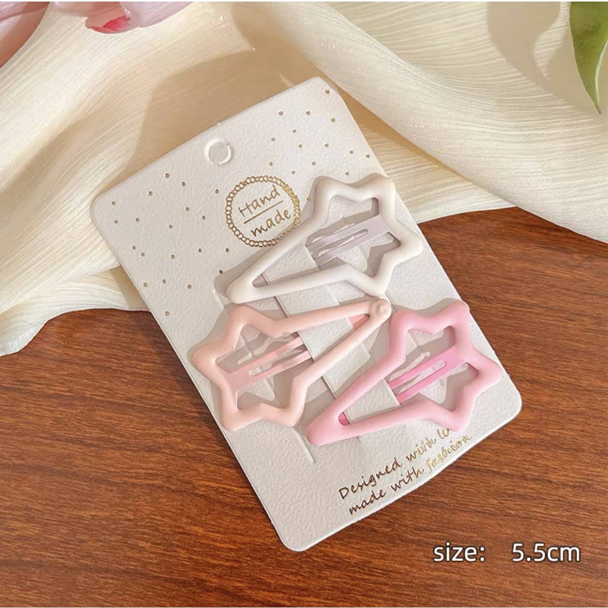 Amine hair clip Heart hair clip broken bangs