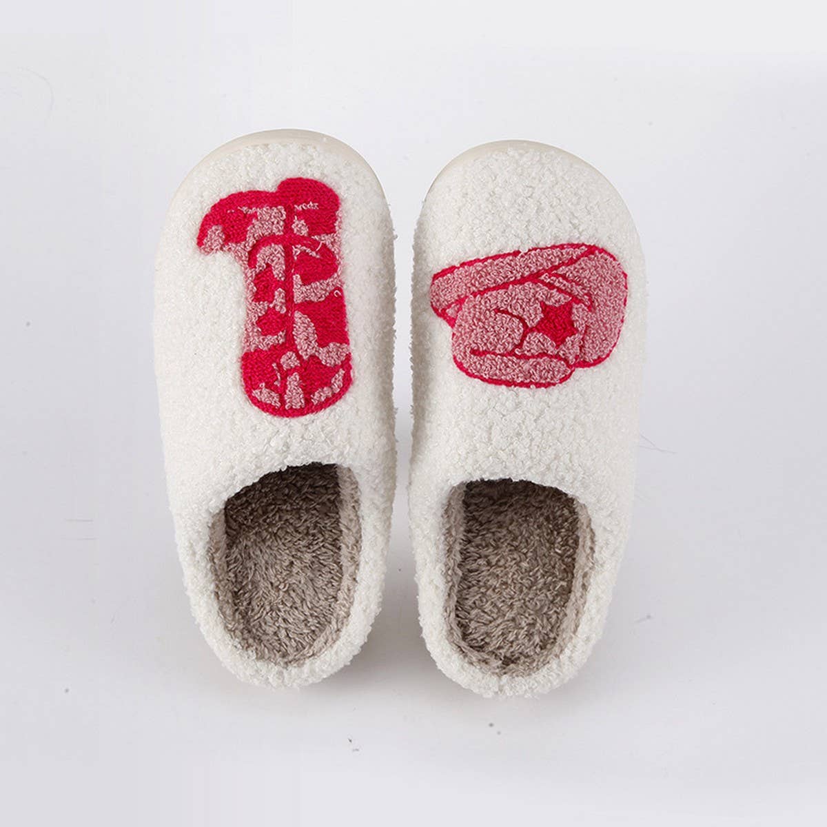 THICKENED ANTI SLIP WINTER WARM COTTON SLIPPERS
