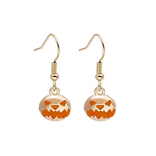 POPULAR HALLOWEEN PUMPKIN HEAD EARRINGS_CWAJE1873