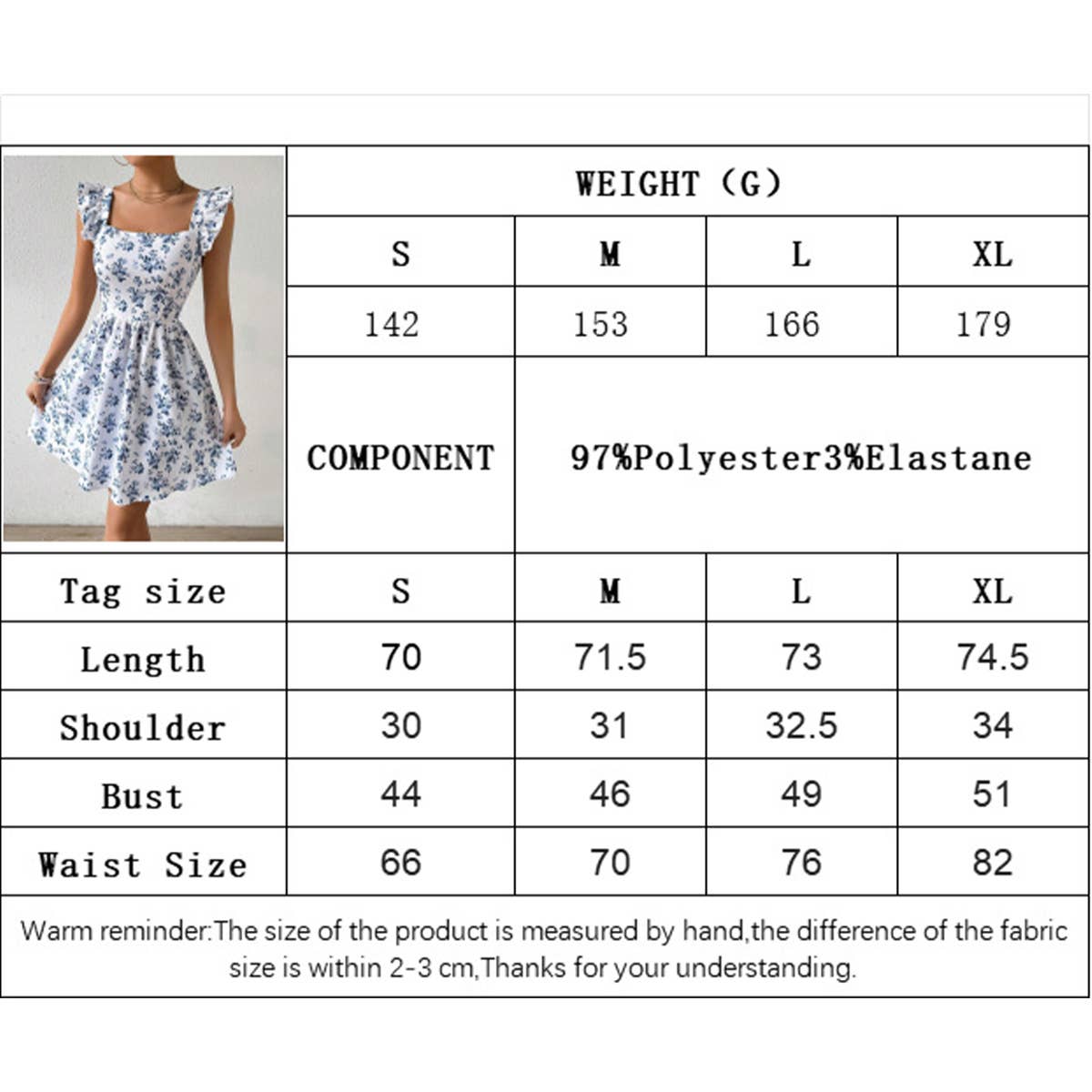 Sweet fit & flare floral ruffle sleeves dress