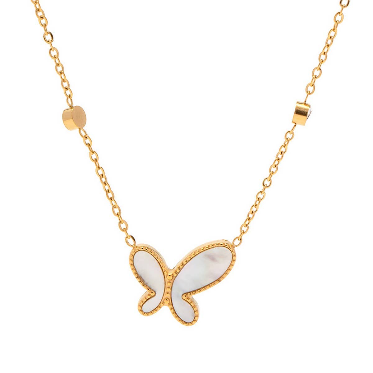 NEW BUTTERFLY DIAMOND NICHE LUXURY NECKLACE