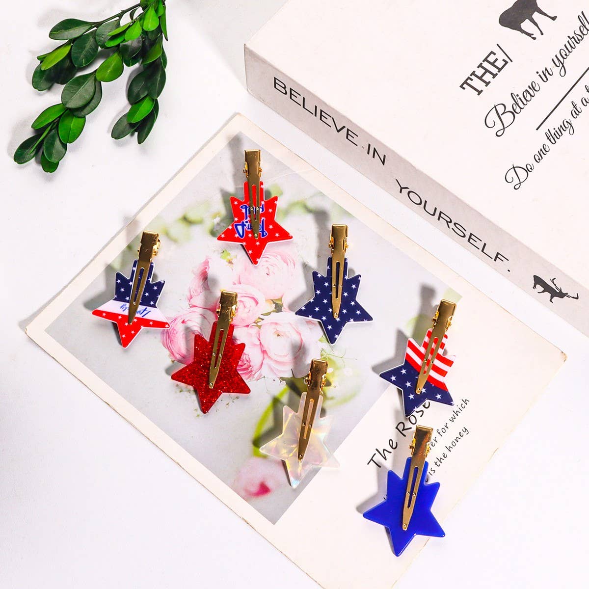 INDEPENDENCE DAY LETTER PENTAGRAM NEW HAIRPIN_CWAHA1264