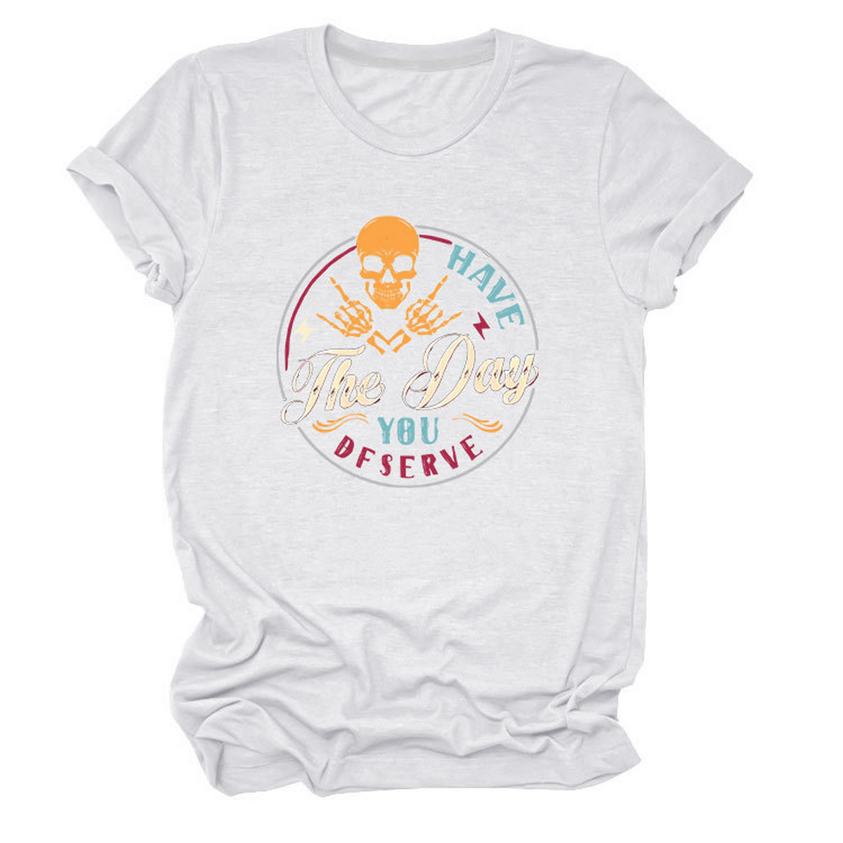 Loose Fit Crew Neck Tee ??Women?™s Casual Wear_CWTTS1529