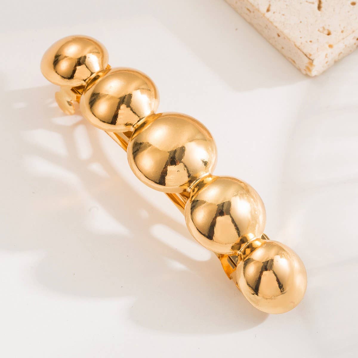 Minimalist Metal Hair Clip for Twisted Styles