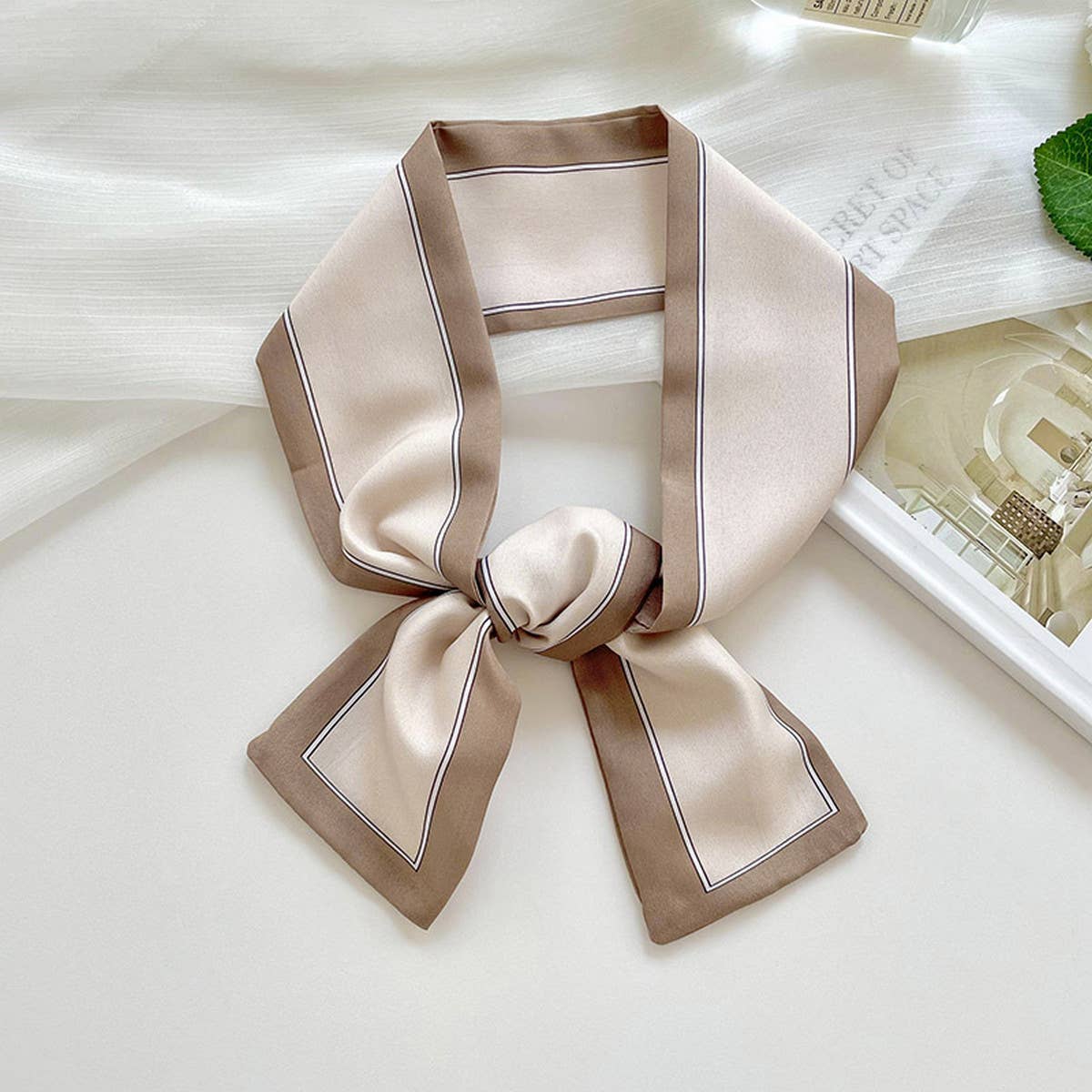 Long Thin Ribbon Scarf ? Ponytail, Neck, or Purse