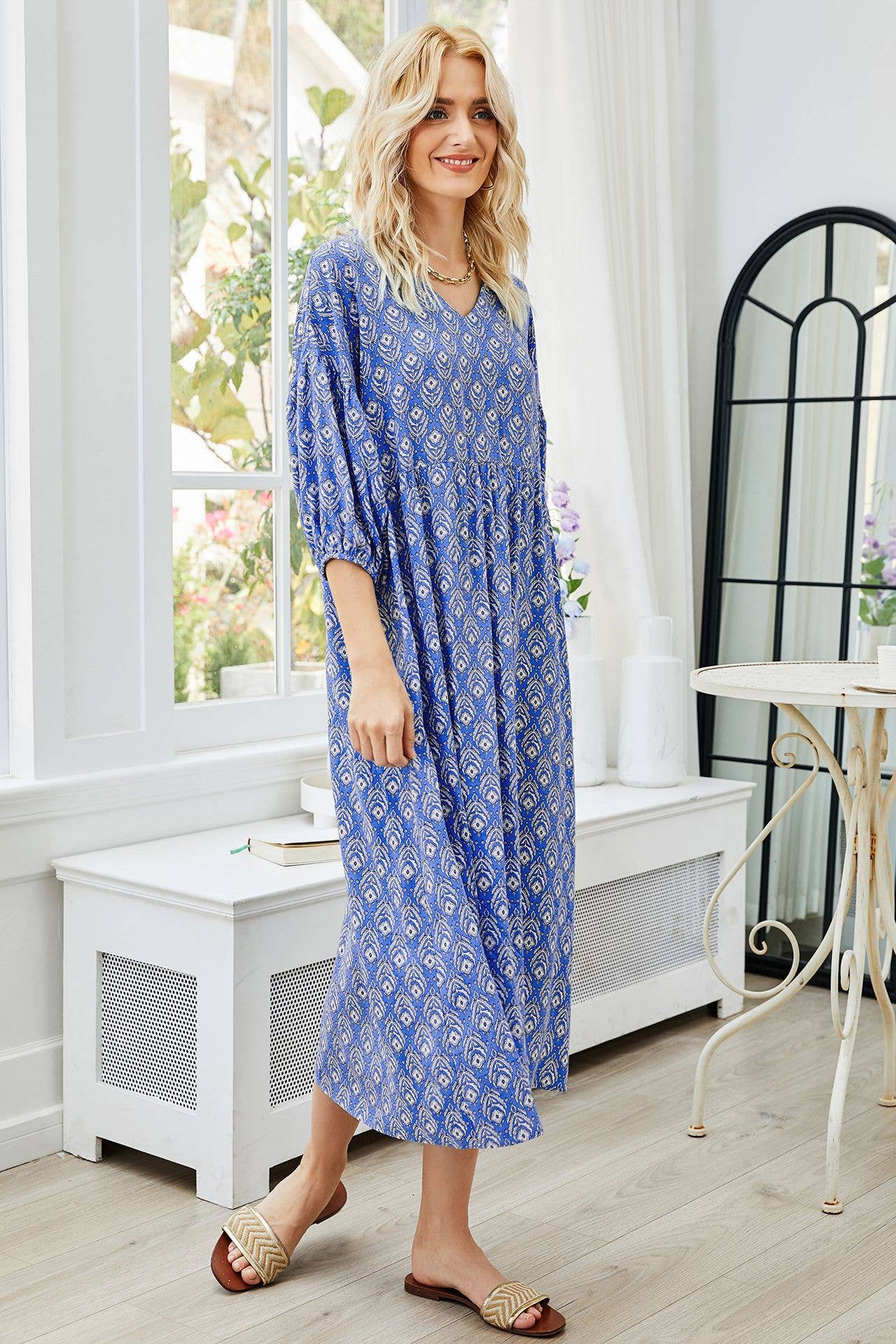 TEMPERAMENT COMMUTER MID-WAIST LONG DRESS