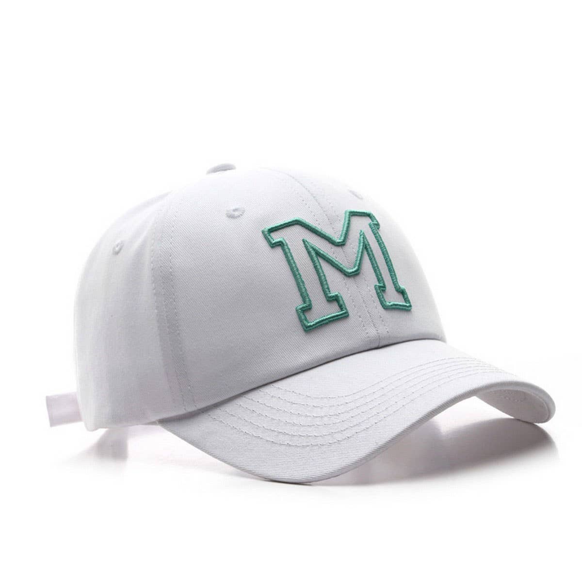 Mesh M Letter Embroidered Baseball Cap ? Unisex CWAH2837