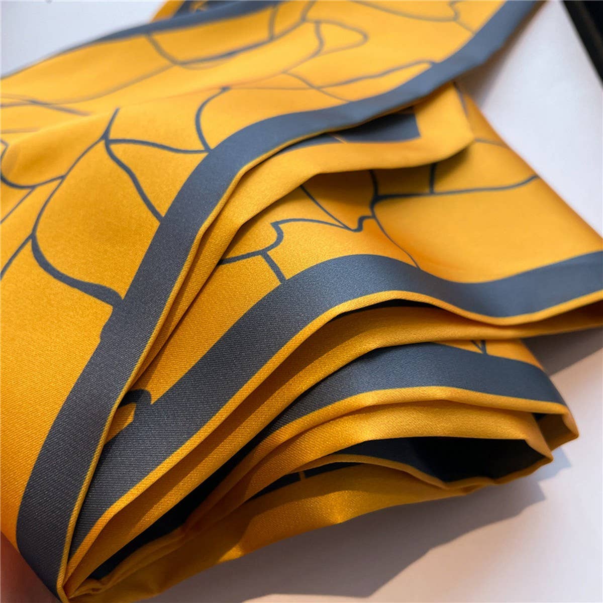 Skinny Silk Scarf for Hair, Neck or Bag Wrap_CWASC1512🎗️