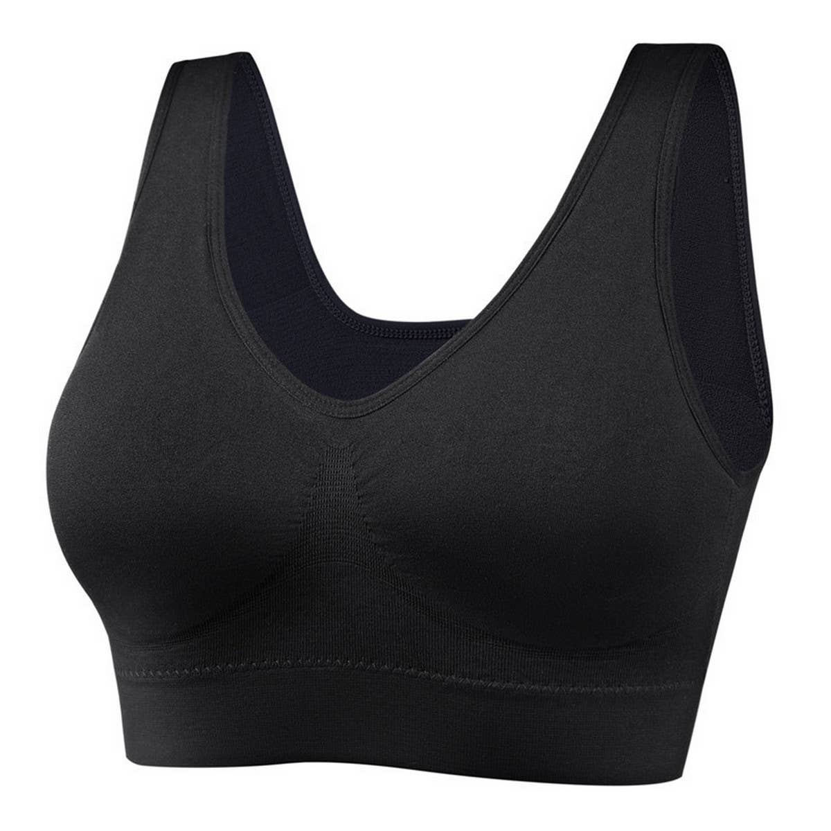 PLUS SIZE ZERO-RESTRICTION SPORTS BRA_CWMU0302