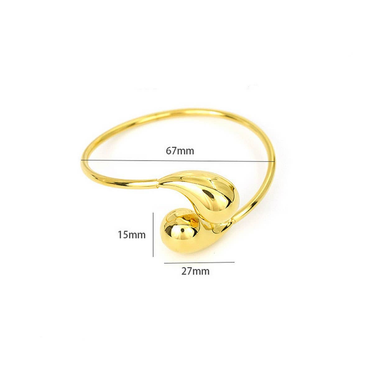 PERSONALIZED LIGHT LUXURY HIGH-END GOLD BRACELET_CWMM3083