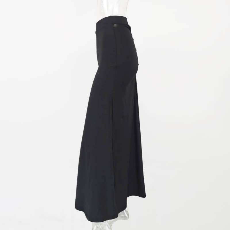 FASHION SEXY BAG HIP PLEATED LONG SKIRT