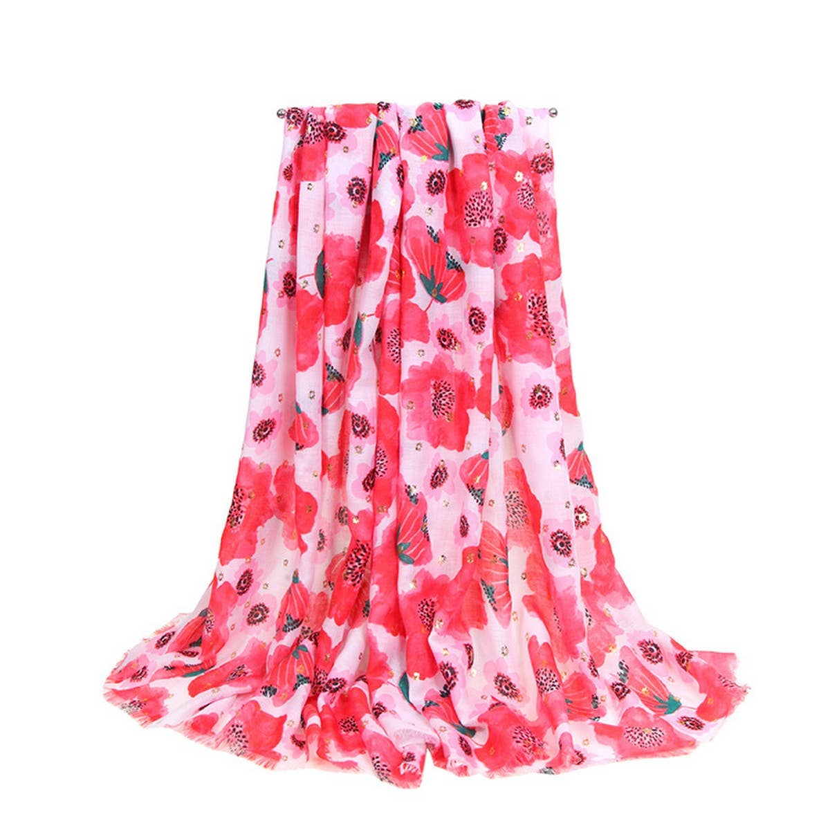 Satin Silk Scarf ? Colorful Sun Protection Shawl