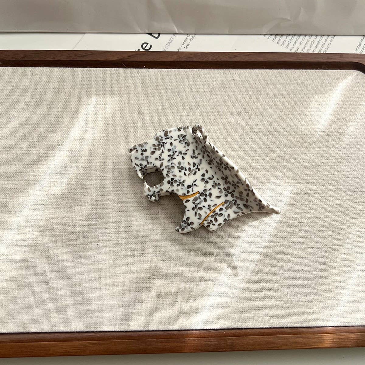 New Acetate Leopard Claw Clip ?Medium Cartoon Clip