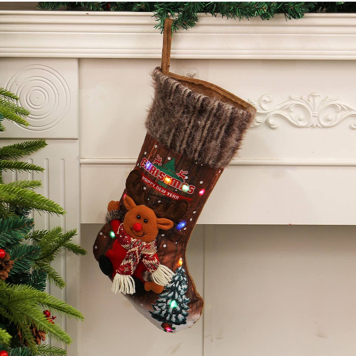 CHRISTMAS SOCKS CHILDREN GIFT BAG CANDY BAG