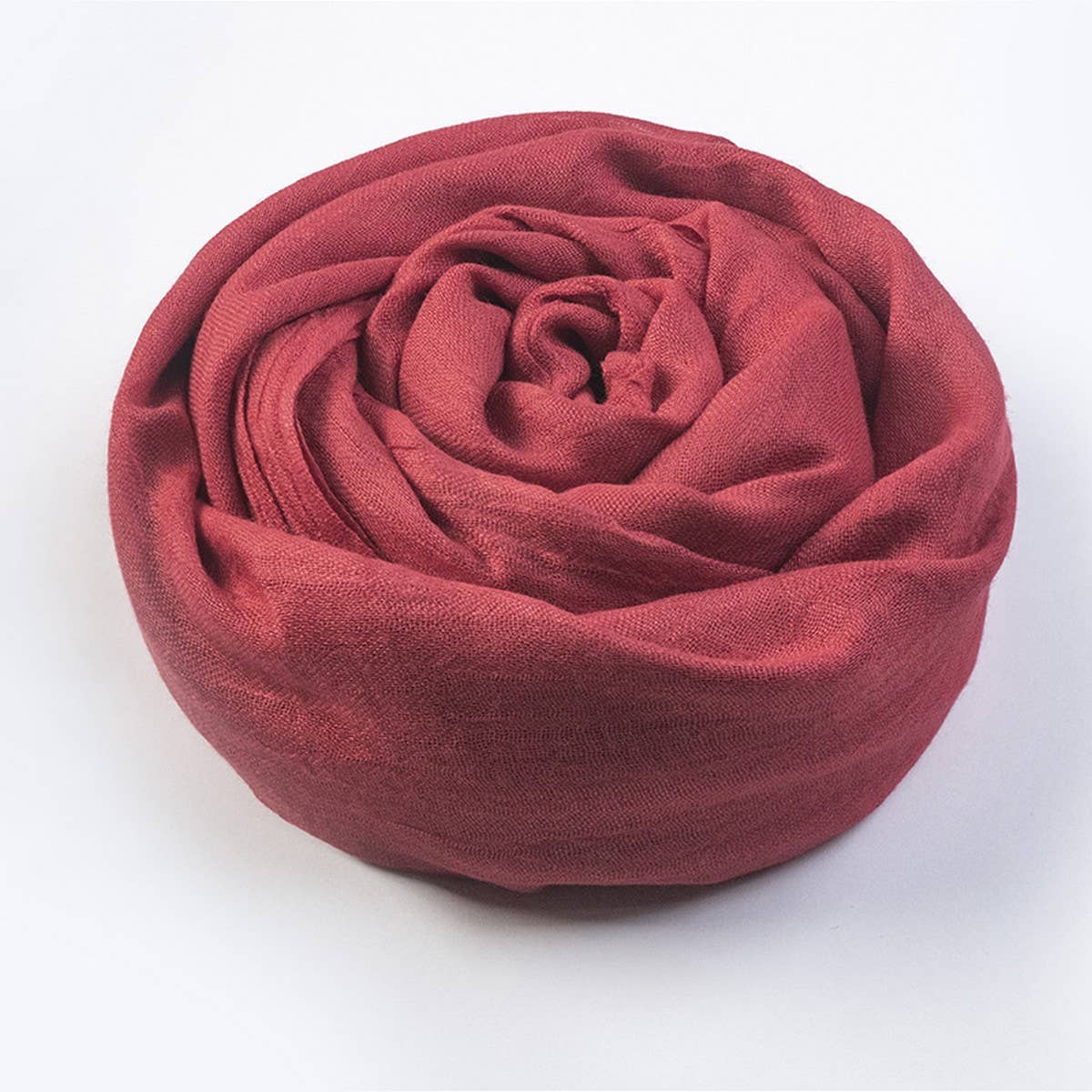Solid Cotton Linen Scarf for Women Summer Sun Prot_CWASC1451