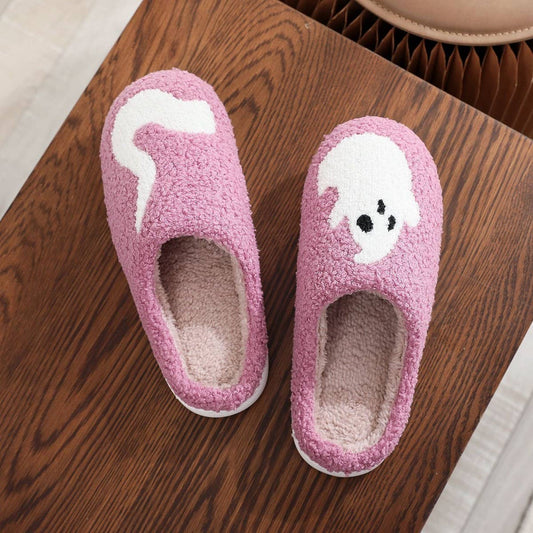 HALLOWEEN GHOST CUTE CARTOON COTTON SLIPPERS