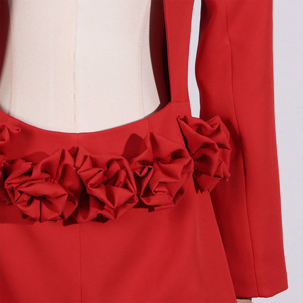 Sexy Slim Fit V-Neck Long Sleeve Blazer for Women